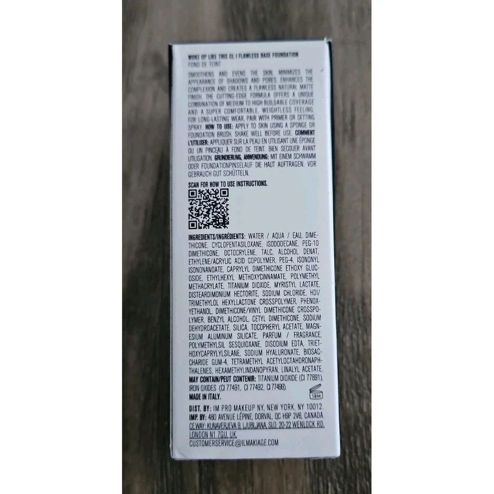 Il Makiage Woke Up Like This 185 Flawless Base Foundation 30 ML / 1 OZ